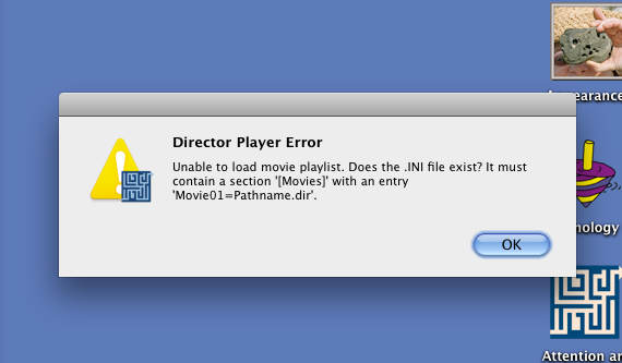 Director ini error